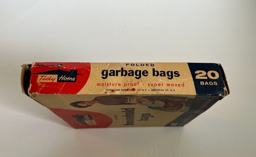 Vtg Bon Ami TIDY HOME Folded Household 18 BAGS Brown Paper Waxed Water Repellent - Picture 4 of 11