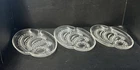 Federal Glass Hospitality 3 Replacement Snack Plates Homestead Wheat Vintage