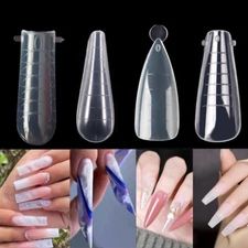 120 pcs Quick Poly Building Gel Mold False Nail Tips Extension Forms Nail Art