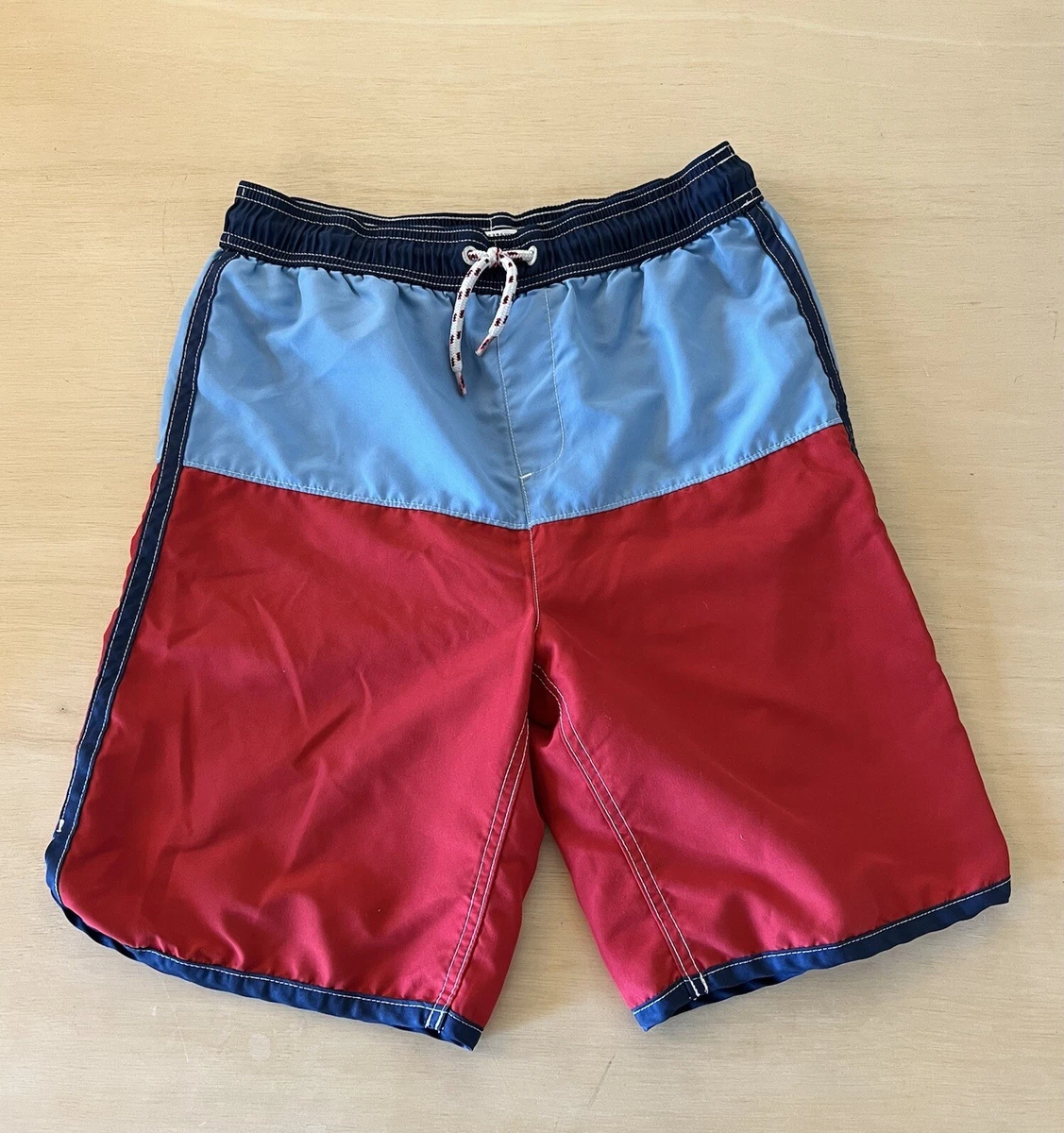 Boys red swimming best sale shorts