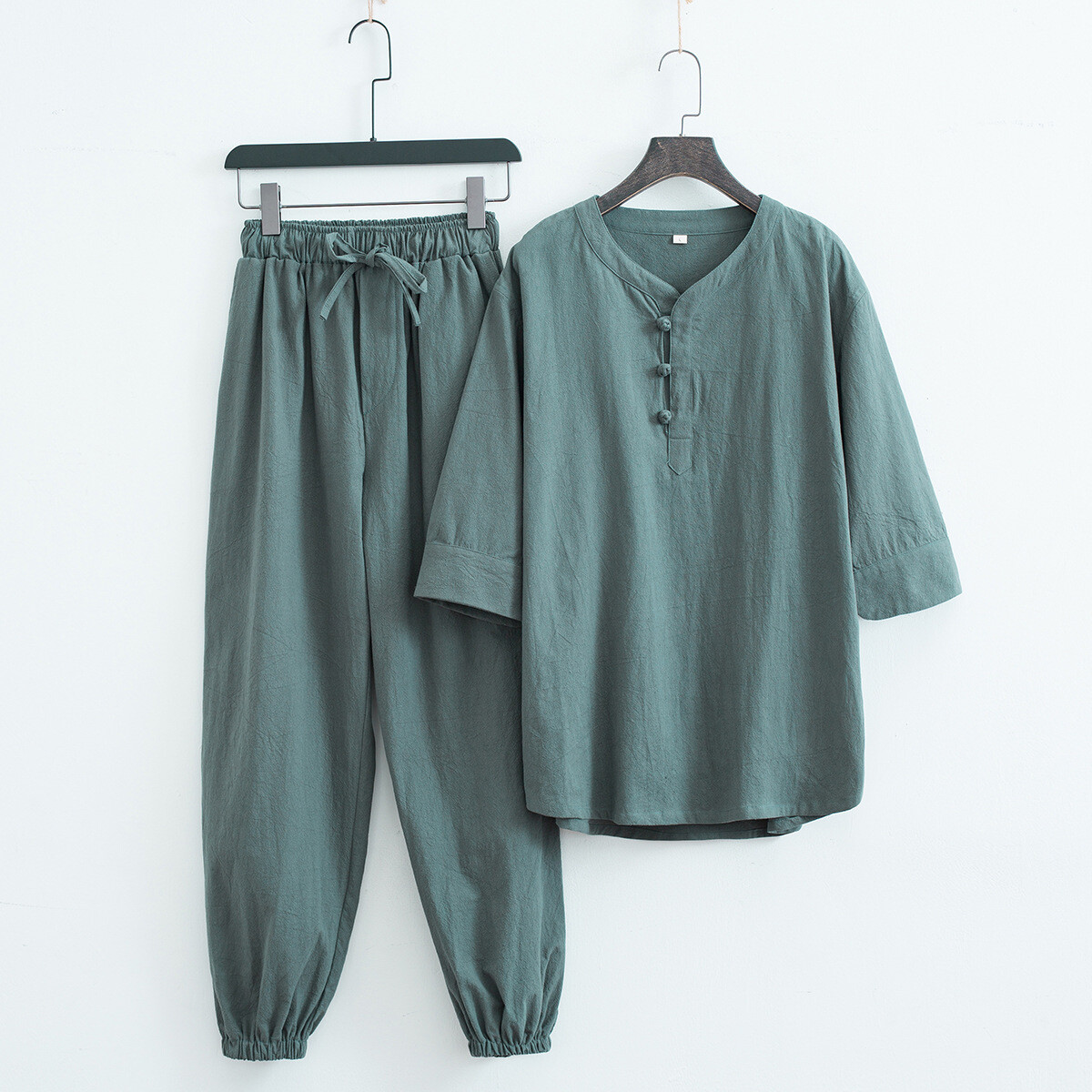 Dress Tang Suit Ancient Dress Mens Hanfu Kimono Suit 2 Piece