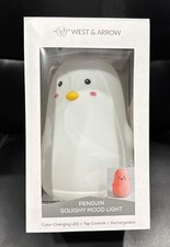 Penguin Night Light Kids Cute Silicone Baby Squishy Animal Night Lamp Multicolor
