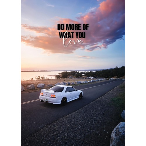 Motivational Poster – Nissan R33 Skyline GTS-T #006 Decor - Picture 9 of 14