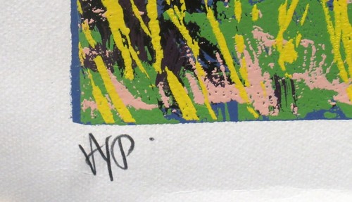 Paul Blaine Henrie Hand Signed Limited Edition Serigraph Artist Proof SCARECROW - Picture 3 of 3