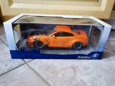 Nissan GT-R (R35) Orange Liberty Walk Solido Diecast Car 1:18 New