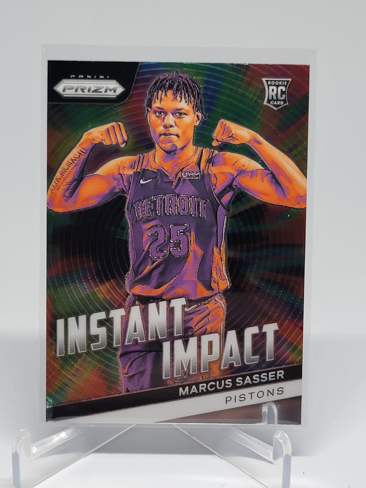 2023-24 Panini Prizm Instant Impact #22 Marcus Sasser RC F1B