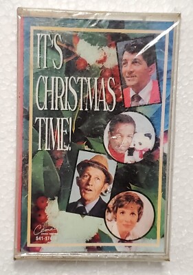 Vtg ''Its Christmas Time'' NOS Cassette Tape Nat King Cole Dean Martin Bing Crosby
