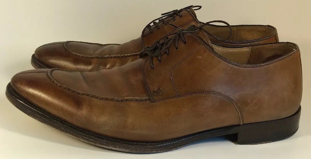 Magnanni Sz 11.5 Uomo Marrone Leather Lace Up Oxfords 100% di contro garanzia genuina Magnanni Sz 11.5 11.5 11.5 Uomo Marrone Leather Lace Up Oxfords goditi il 50% di sconto