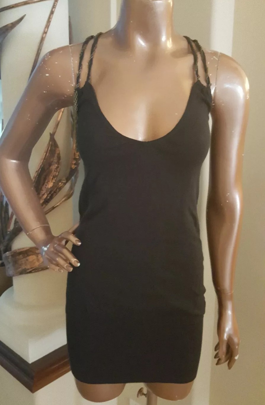 black tank mini dress