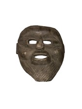 Large Wooden Tribal Indigenous Mask Unknown Culture 