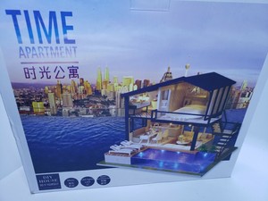 diy miniature dollhouse kit time apartment