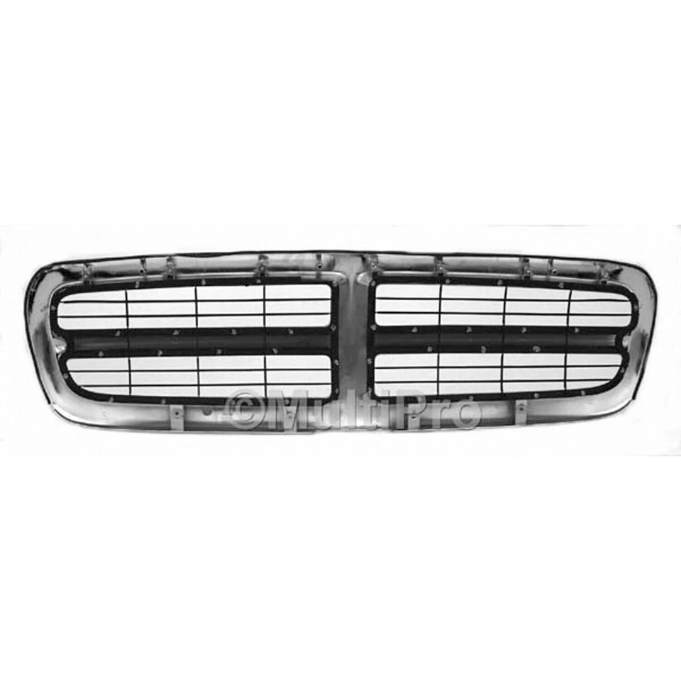 Nueva parrilla cromada con inserción delantera negra para Dodge Dakota 1997-2004 CH1200199 Foto 2 de 2