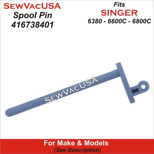  Spool Pin For Singer Heavy Duty 6380, 6600C,6800C,  (Grey) - Picture 2 of 2