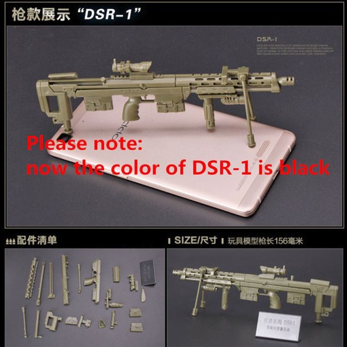 1/6 Assemble Machine Rifle Toy Gun Model Army PUBG Weapon World famous gun Serie - Picture 12 of 30
