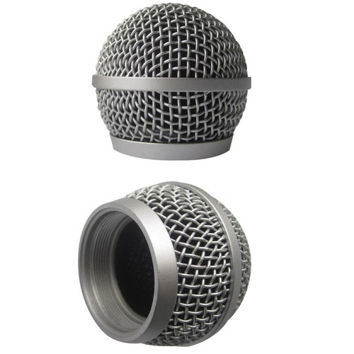 Steel Mesh Ball Head PG58 Microphone mic Grill for Shure PG58 Replacement Grille - Picture 2 of 3