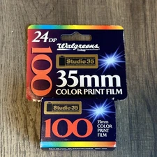 35mm Studio 35 Color Film 24 Exposures ISO 100. Expired 2008 New In Box