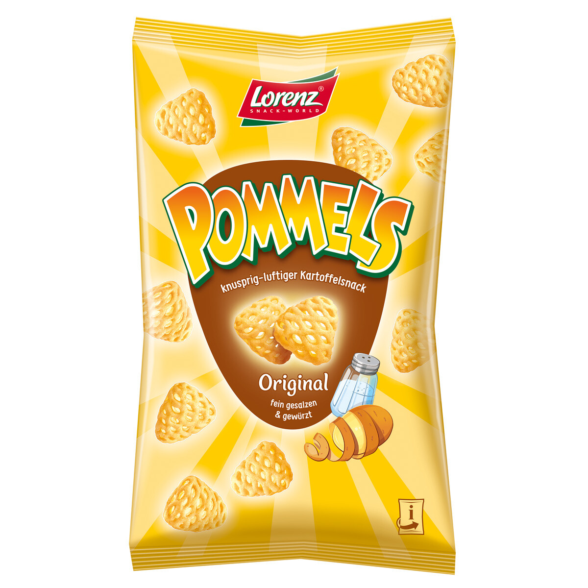 Lorenz Pommels Original Snack De Patata Con Sal Y Especias 75g