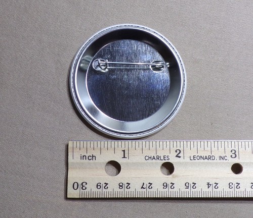 The Prisoner No. 2 & No. 6 Bicycle Buttons 2.25” Village McGoohan Large Pinbacks - Picture 2 of 4