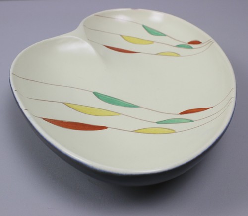 Vintage Mid Century Modern Ceramic Dish Small Serving Platter - Picture 6 of 7