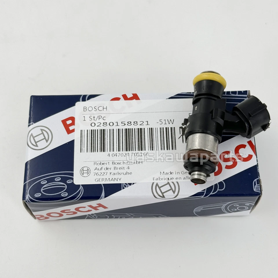 8PCS High Impedance Fuel Injectors 0280158821 For 210lb 2200cc EV14 NEW - Image 2 of 4