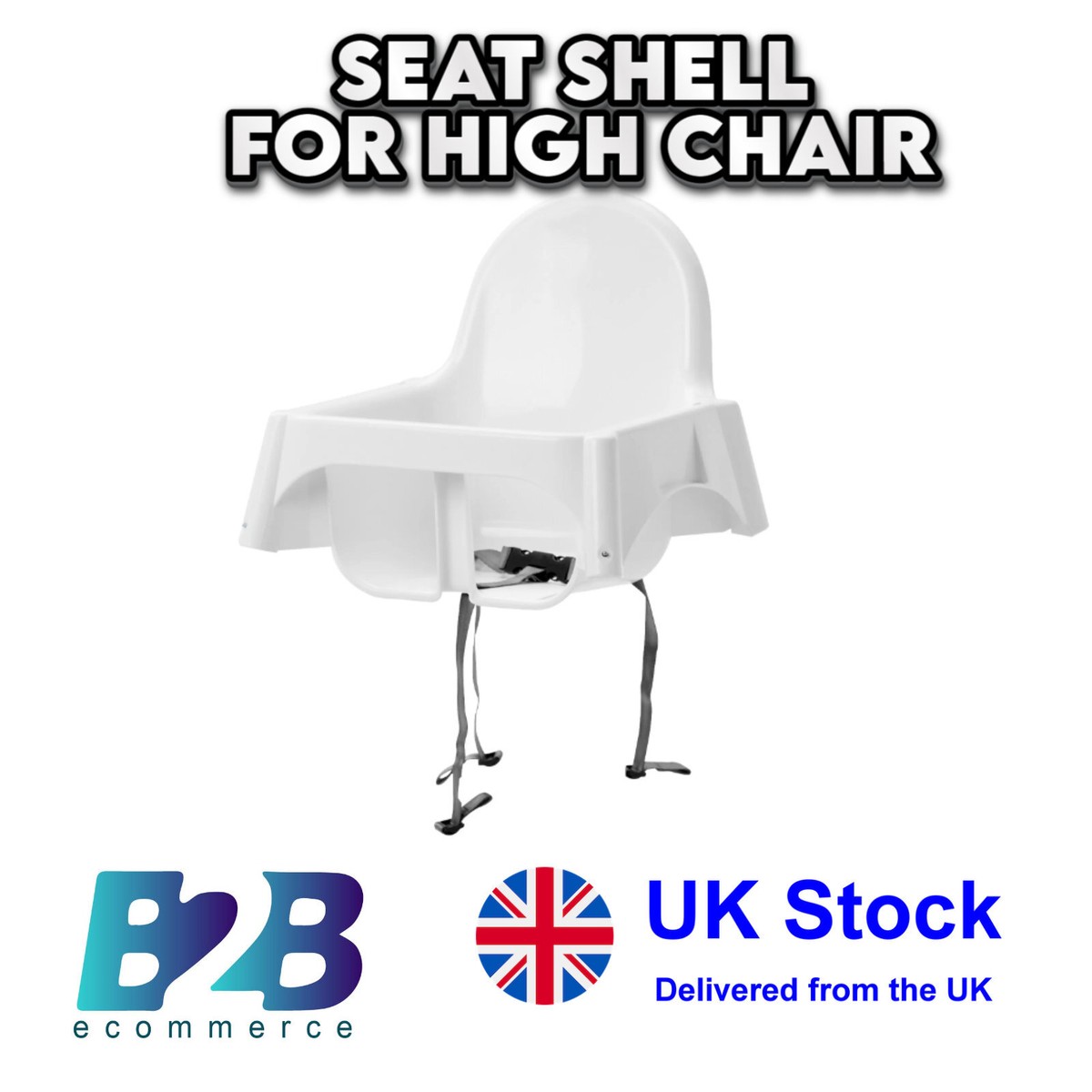 IKEA ANTILOP Seat Shell With Safety Belt For Highchair UK - Main Image