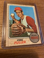 1968 Topps #71 Vern Fuller Cleveland Indians Vintage Baseball Card (r)