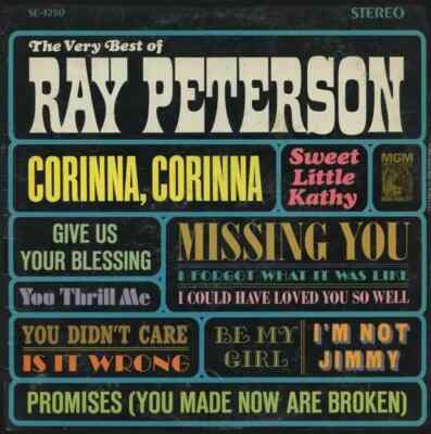 Ray Peterson The Very Best Of Ray Peterson NEAR MINT MGM Records Vinyl LP