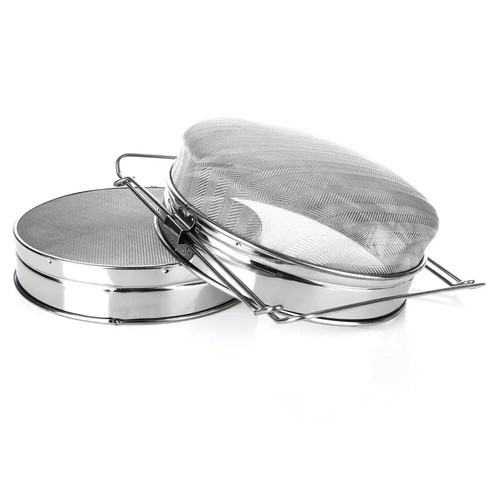 New Stainless Steel Beekeeping Double Layer Honey Filter Settling Tank Strainers - Picture 14 of 17