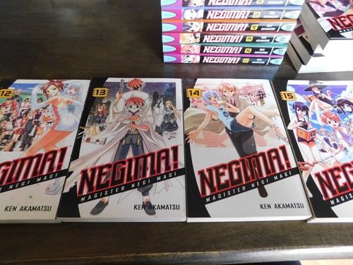 Lot of 15 Negima Manga Magister Negi Magi Ken Akamatsu Paperback Kodansha - Picture 6 of 8