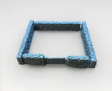 3D Printed Stone Walls and Gate 28mm for War Gaming Tabletop Terrain Scenery