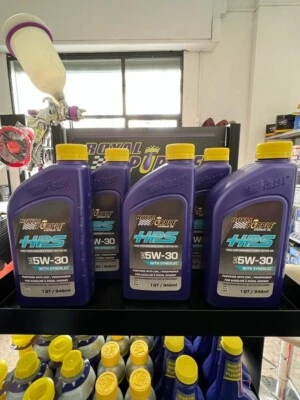 5LT ROYAL PURPLE HPS 5W30 olio motore sintetico PRESTAZIONI benzina diesel