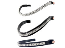 Browbands de dressage en cristal - Gala Beasties™ Luminocity Bling Reine et Princesse