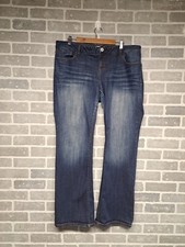 Torrid Womens Relaxed Bootcut Strech Jeans Blue Meas Size 16R Western Rodeo