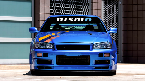Pegatina para parabrisas de coche con tira solar brillante o mate para Nismo Sunstrip - Imagen 8 de 15