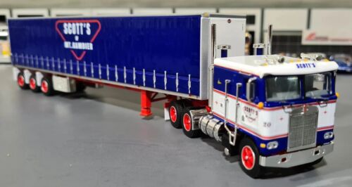 1/64 DCP K100 KENWORTH SCOTTS AUSTRALIAN STYLE & TRI TRAILER NEW 60-1481 - Picture 1 of 7