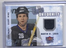 08-09 2008-09 ULTRA MARTIN ST. LOUIS UNIFORMITY JERSEY UA-MS LIGHTNING