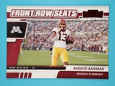 2021 Panini Contenders Front Row Seats RED FOIL Rashod Bateman Minnesota #16