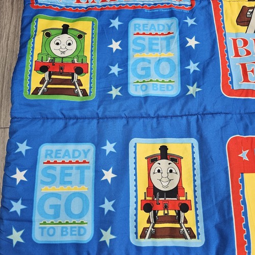 2004 Thomas The Train Kids Sleeping Bag 27" X 55" BEDTIME EXPRESS - Picture 7 of 15
