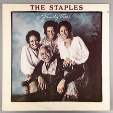 THE STAPLES Family Tree 1977 LP Vinyl Record Album FUNK SOUL : VG+/VG+ BS 3064