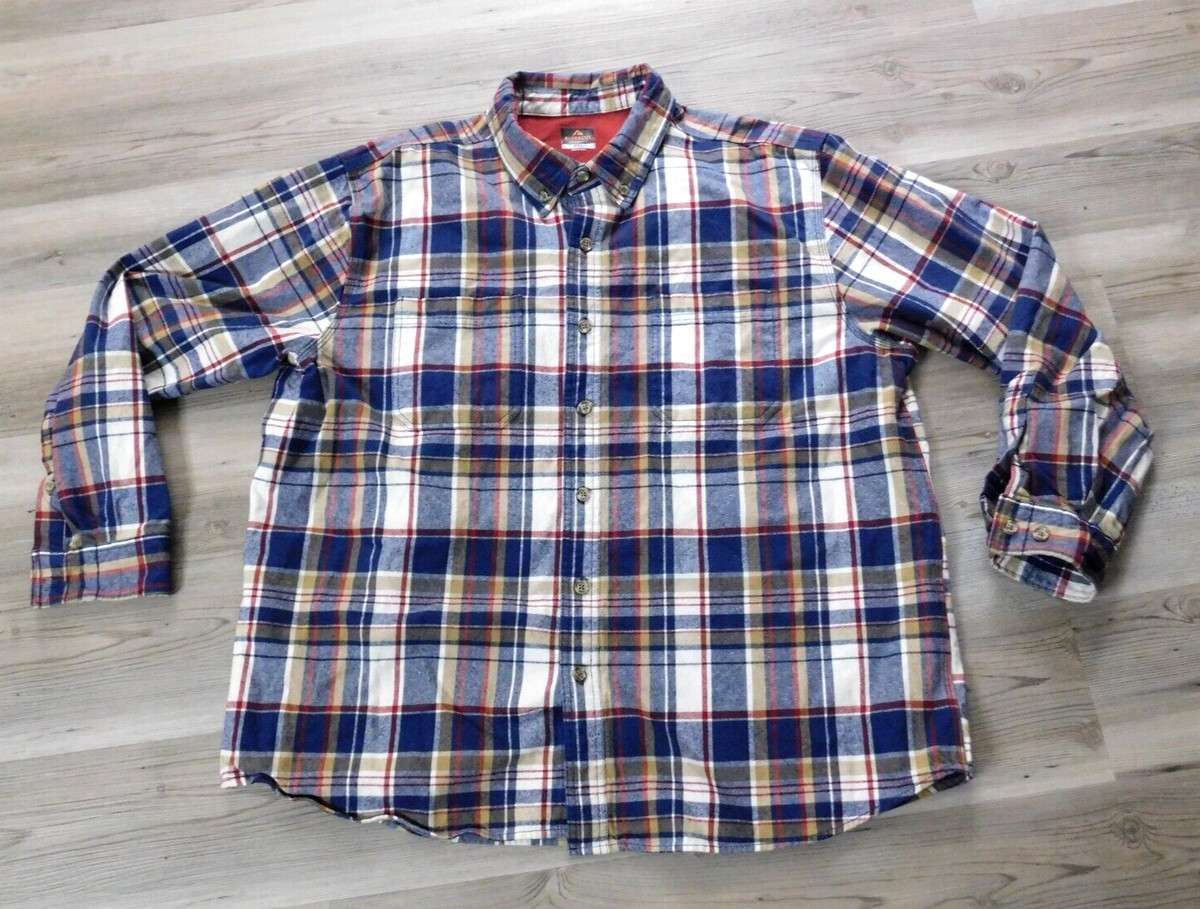 mens flannel shirt 2xl