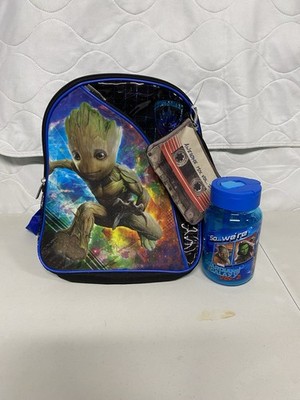 12  Guardians Of The Galaxy Vol 2 Backpack With Case & Youth Water Bottler New