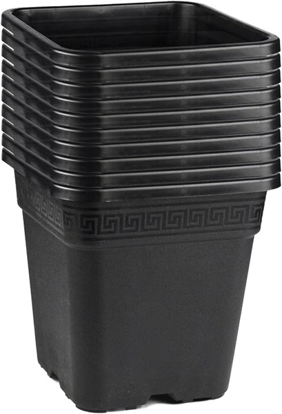 10X Topf Viereckig 30,5 X 30,5 X 30,5Cm (18L) PflanzküBel Blumentopf Pflanztopf-image