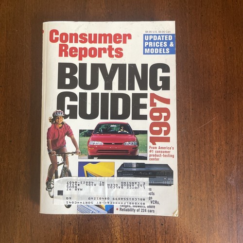 1997 Consumer Reports Buying Guide, Reliability of 224 Cars, Brand Name Ratings - Bild 1 von 5