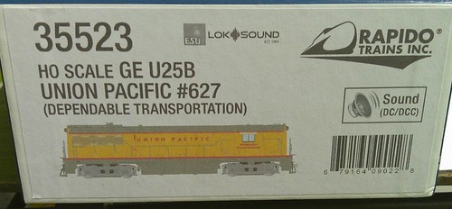 Union Pacific U25B #627 escala HO Rapido - DCC / LokSound - 35523 | Zustand: New