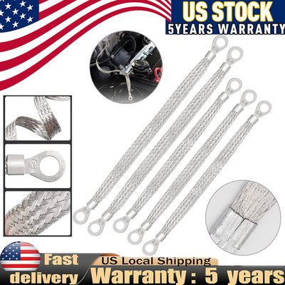 Braided Copper Engine Ground Strap Universal Automotive Truck Grounding Cable