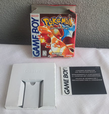 Vtg Pokemon Red Version Game Boy, 1998 BOX, TRAY, INSERT ONLY, NO GAME or MANUAL