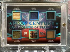 2019 Leaf Pop Century 6 Patch Elvis Presley Decades Fabric Relic Swatch 22/25