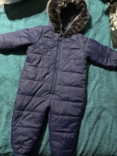 Toddler Quilted Snowsuit By very