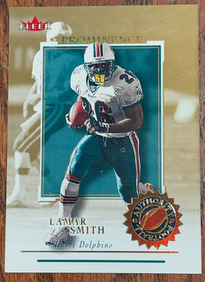 2001 FLEER AUTHORITY FOOTBALL PROMINENCE LAMAR SMITH SERIAL #43/75-JUL426