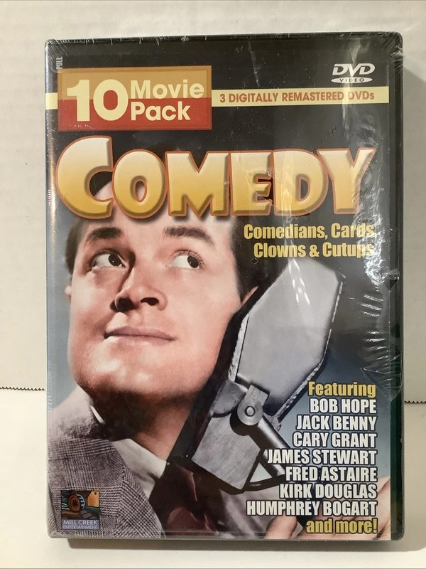 DVD Family Movies Classic Comedy Bob Hope, Jack Benny.,Ect. 10 Movies on 3 DVD"S